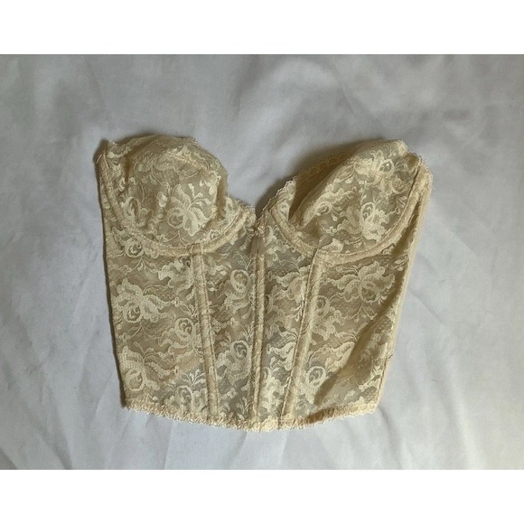 Other - Vintage Backless By Smoothies Strapless Corset Bra Sz: 34C